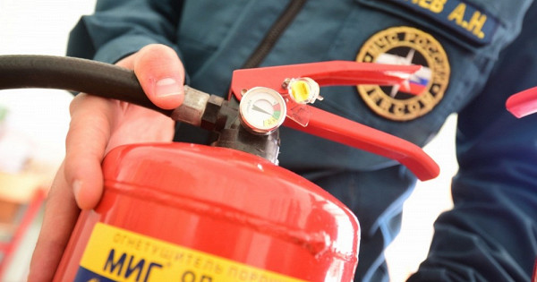 На цементном заводе в Новороссийске произошел пожар