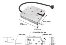 Типы электронных замков Kerong