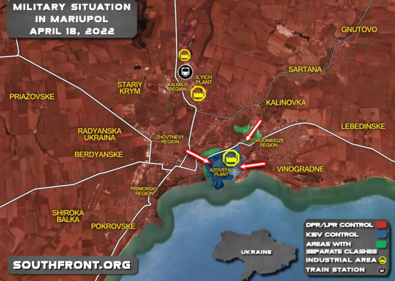 Карта боевых действий 20 апреля 2022 на Украине. Спецоперация России на Украине, последние новости Донбасса сегодня 20.04.2022, что сейчас происходит, 2 фаза спецоперации