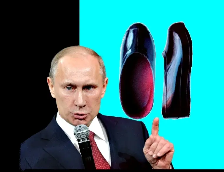 Путин в галошах
