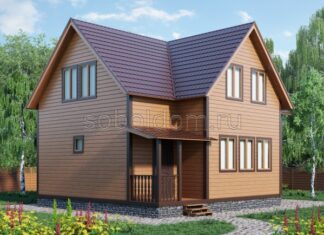 Дачные дома из профилированного сухого бруса: технология строительства