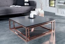 Журнальный стол в стиле лофт как необычный предмет интерьера