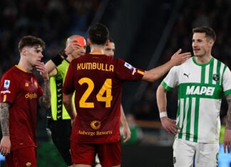 «Рома» проиграла на своем поле «Сассуоло» в матче Серии А