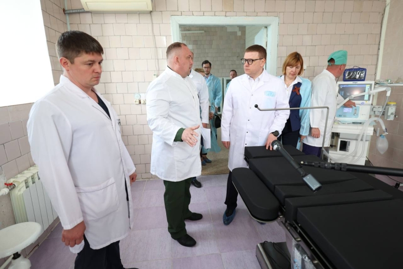 Алексей Текслер оценил ход ремонта окружного военного госпиталя в Челябинске