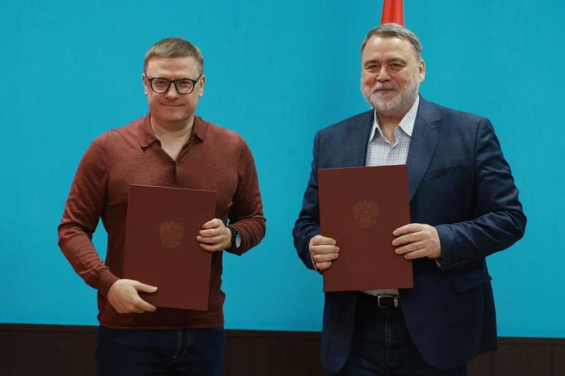 Алексей Текслер подписал соглашение о сотрудничестве с президентом Федерации регби России