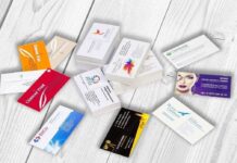 Виды и особенности печати визиток