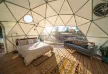 Применение сферических шатров