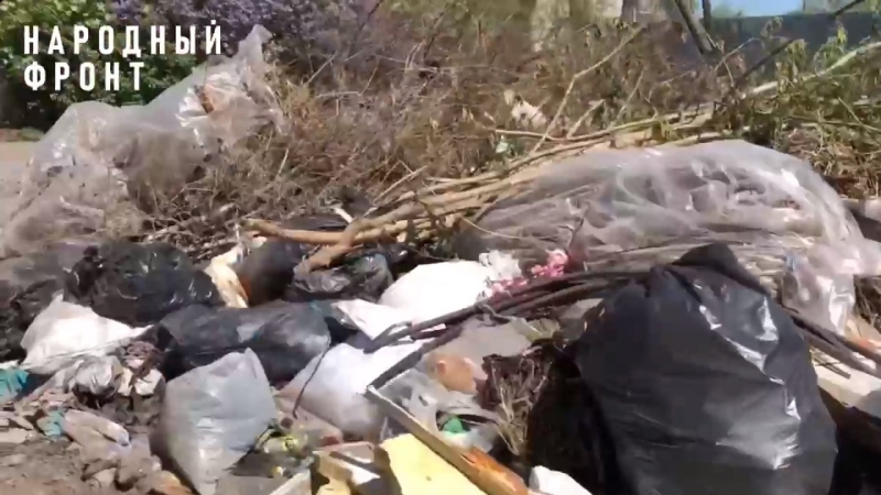 В Коркино улицы и кладбище завалили пожароопасным мусором